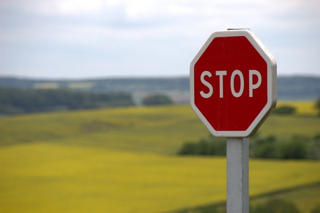 Stop Shield mit Bußgeld aufpassen