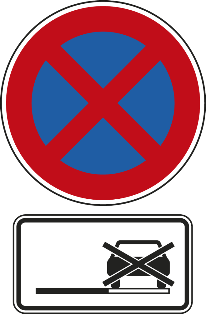 Verkehrszeichen Parken und Halten Der ClickClickDrive Wiki