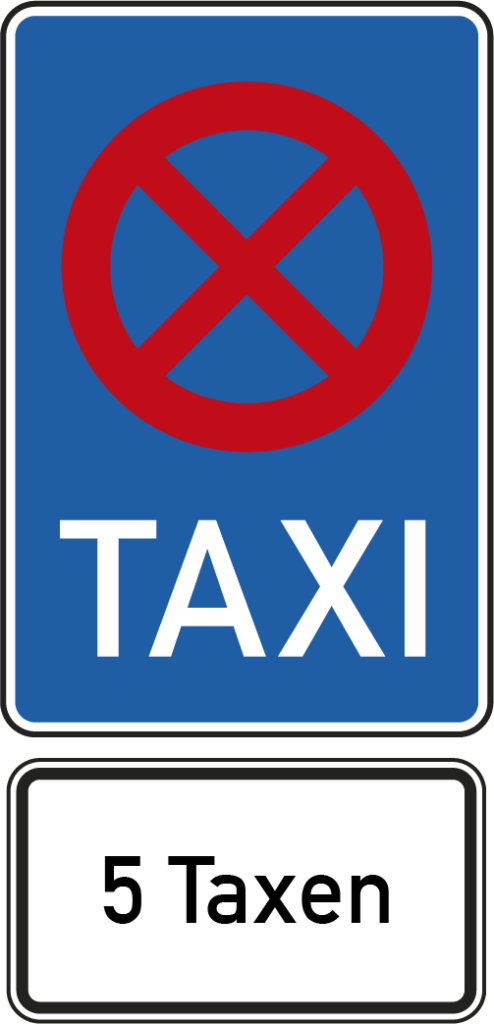 Taxistandschild